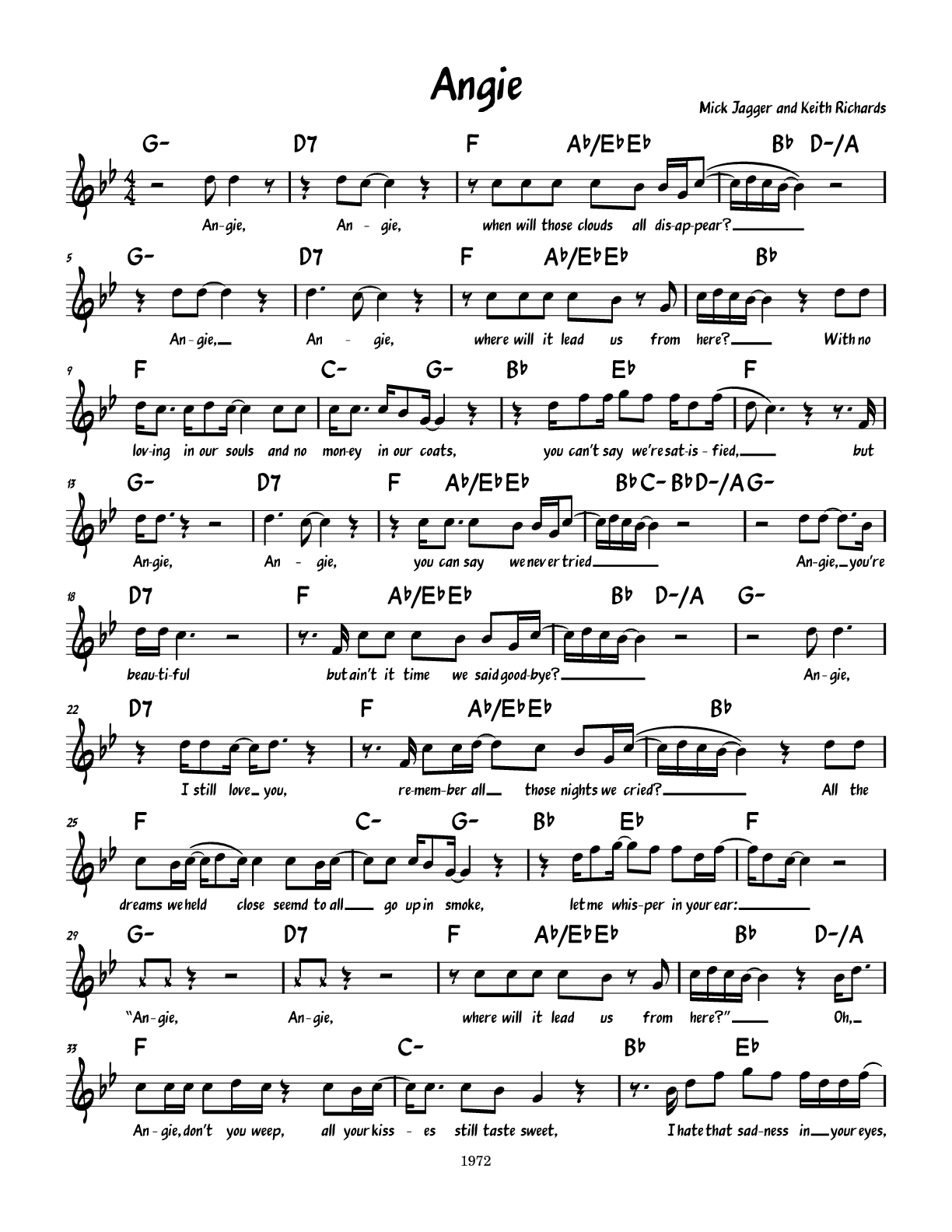 Sheet Music
